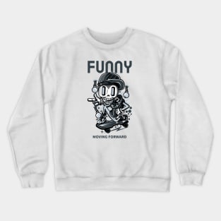 Funny skater Crewneck Sweatshirt